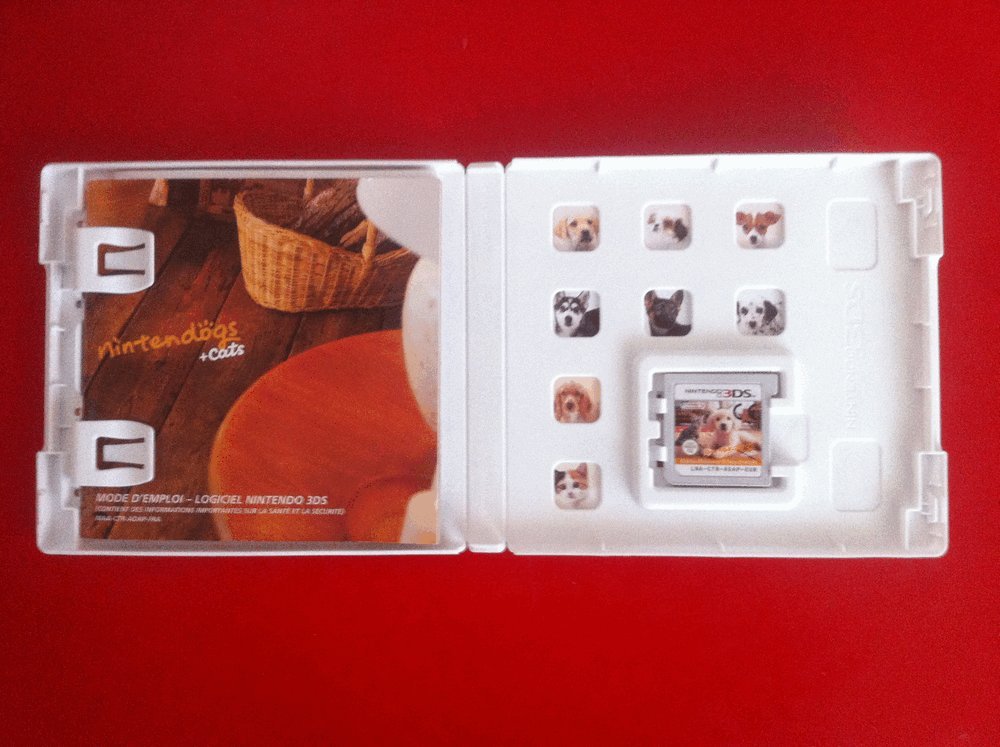 Nintendo 3DS Nintendogs + Cats: Golden Retriever y Gatitos Realistas con Efecto 3D Nintendo 3DS Nintendogs + Cats: Golden Retriever y Gatitos Realistas con Efecto 3D
